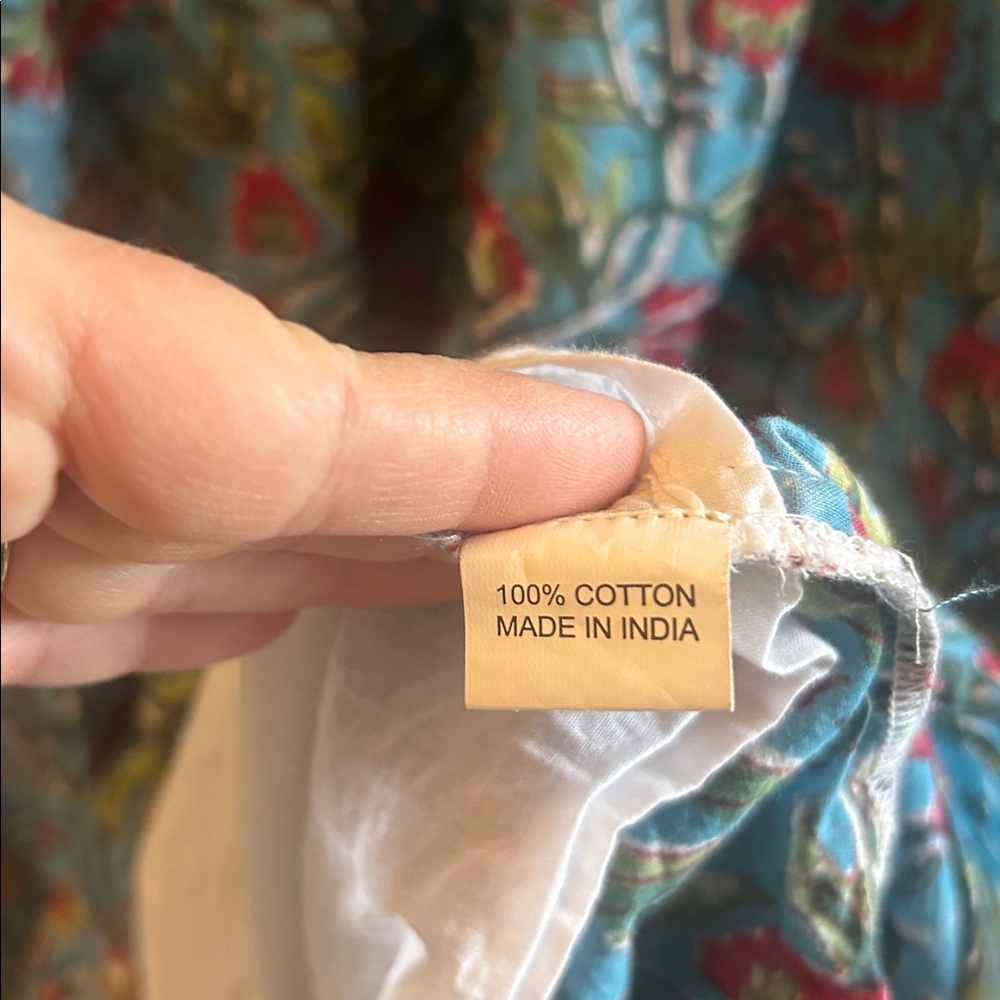 Mod’s Mahal Floral Blue Midi Dress - Picture 6 of 8